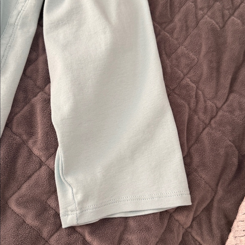 JJill Soft Light turquoise 3/4 Sleeve Top XL - Picture 3 of 6